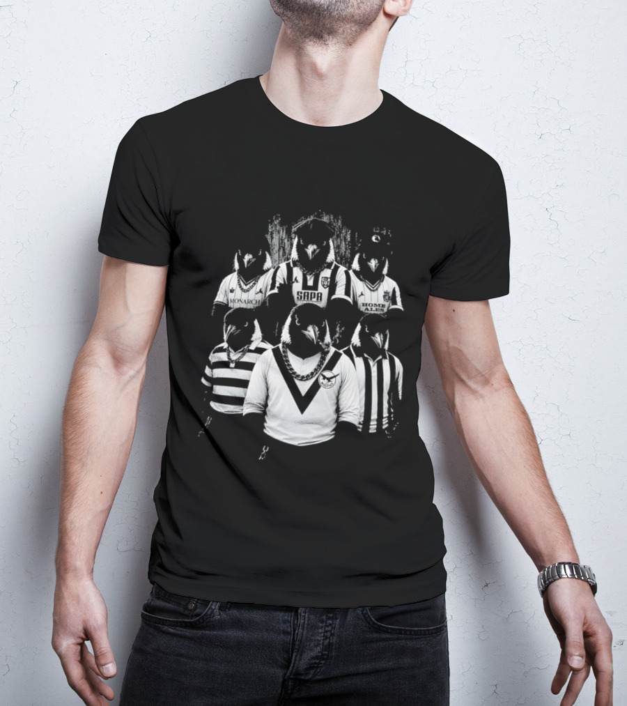 Notts County Gangster Magpies Football Team Characters T-Shirt