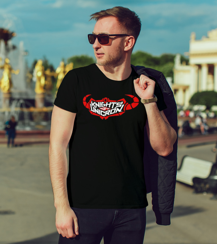 Knights Of Unicron Transformers Soundtrack Band Logo Horns T-Shirt