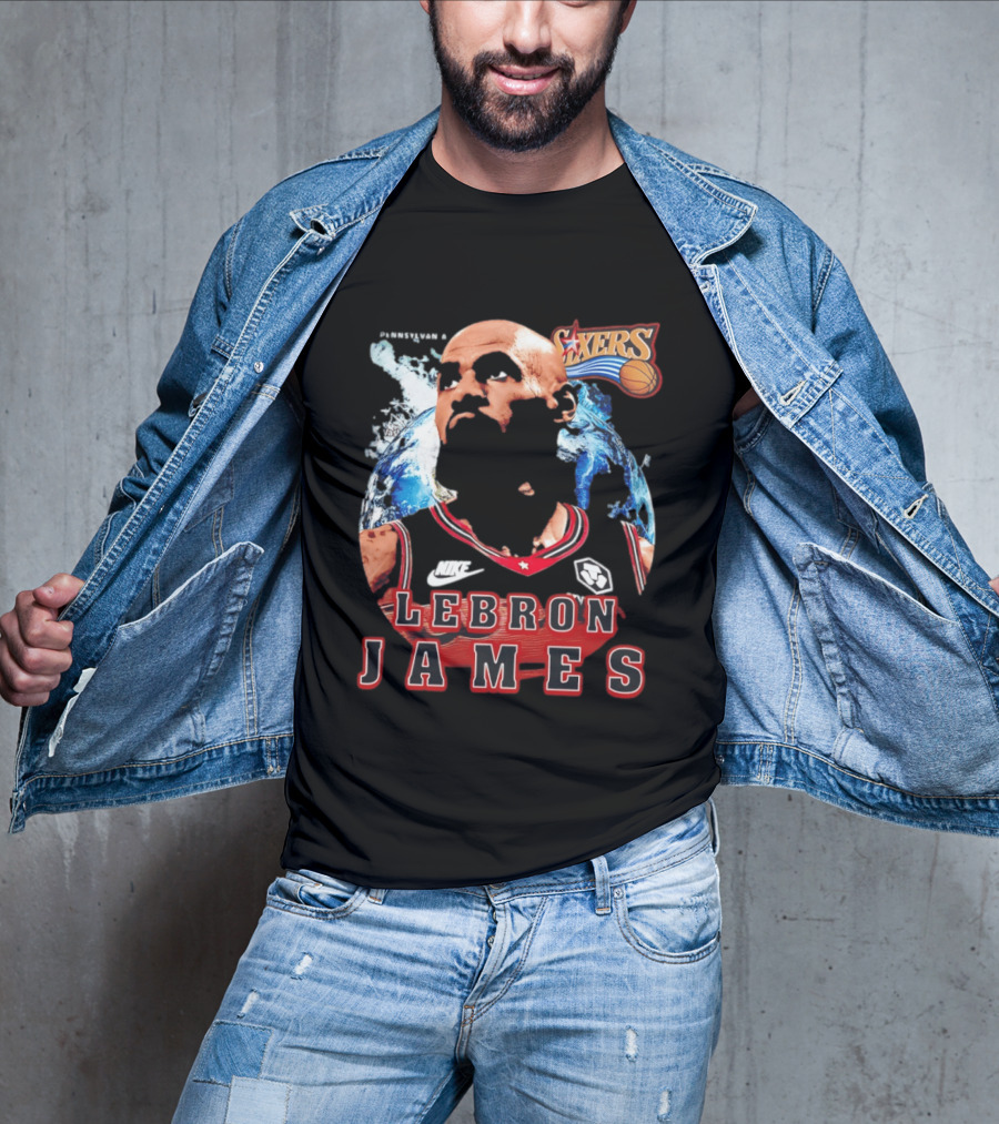 Philadelphia 76ers Nike LeBron James Mashup T-Shirt