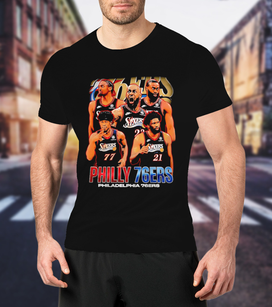 Philly 76Ers Philadelphia 76Ers Lebron James Basketball Team Players T-Shirt