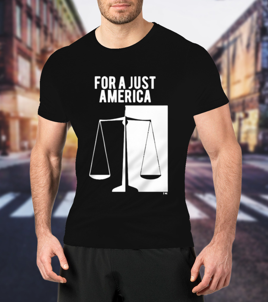 Resist For A Just America Scales Of Justice T-Shirt