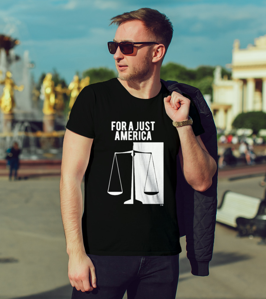 Resist For A Just America Scales Of Justice T-Shirt