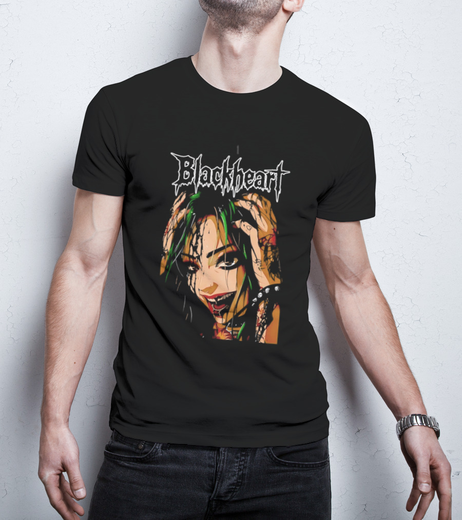 Shotzi Blackheart Knows Blackheart Green Hair T-Shirt