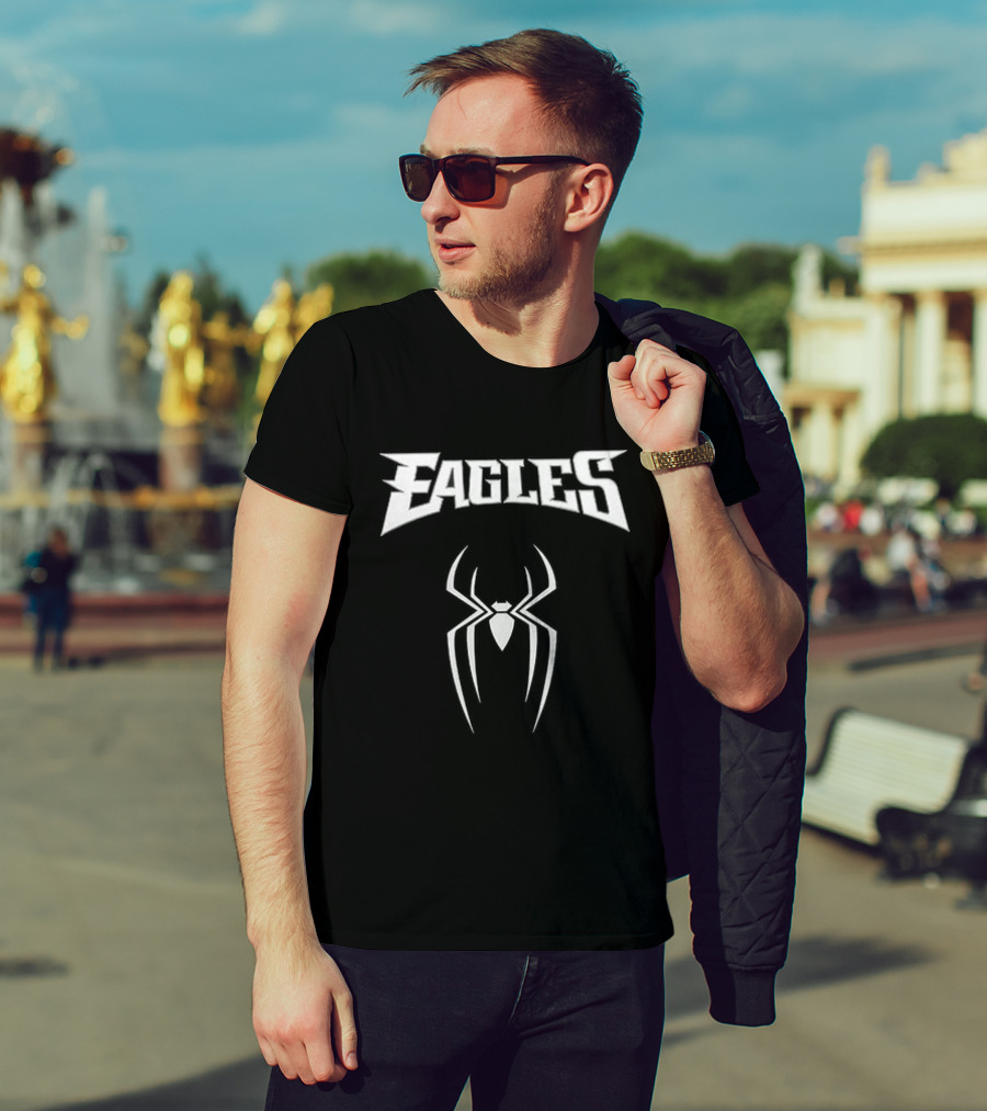 Philadelphia Eagles Spider Man Collaboration T-Shirt
