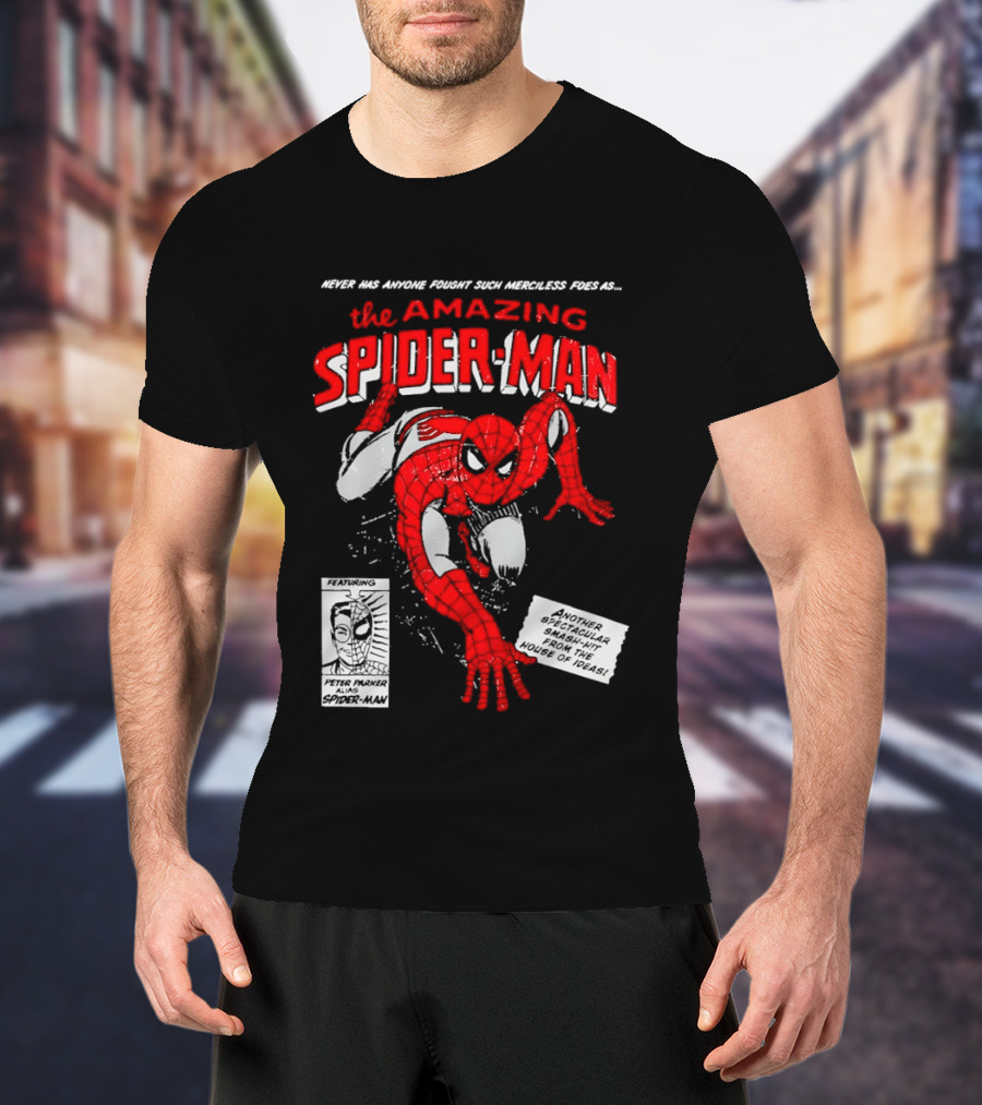 Never Has Anyone Fought Such Merciless Foes As The Amazing Spider Man Marvel Superhero T-Shirt
