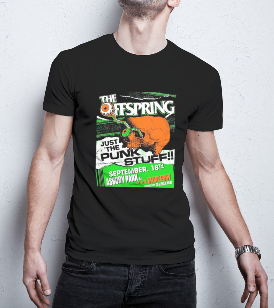 The Offspring Just The Punk Stuff Asbury Park NJ Stone Pony September 18th T-Shirt