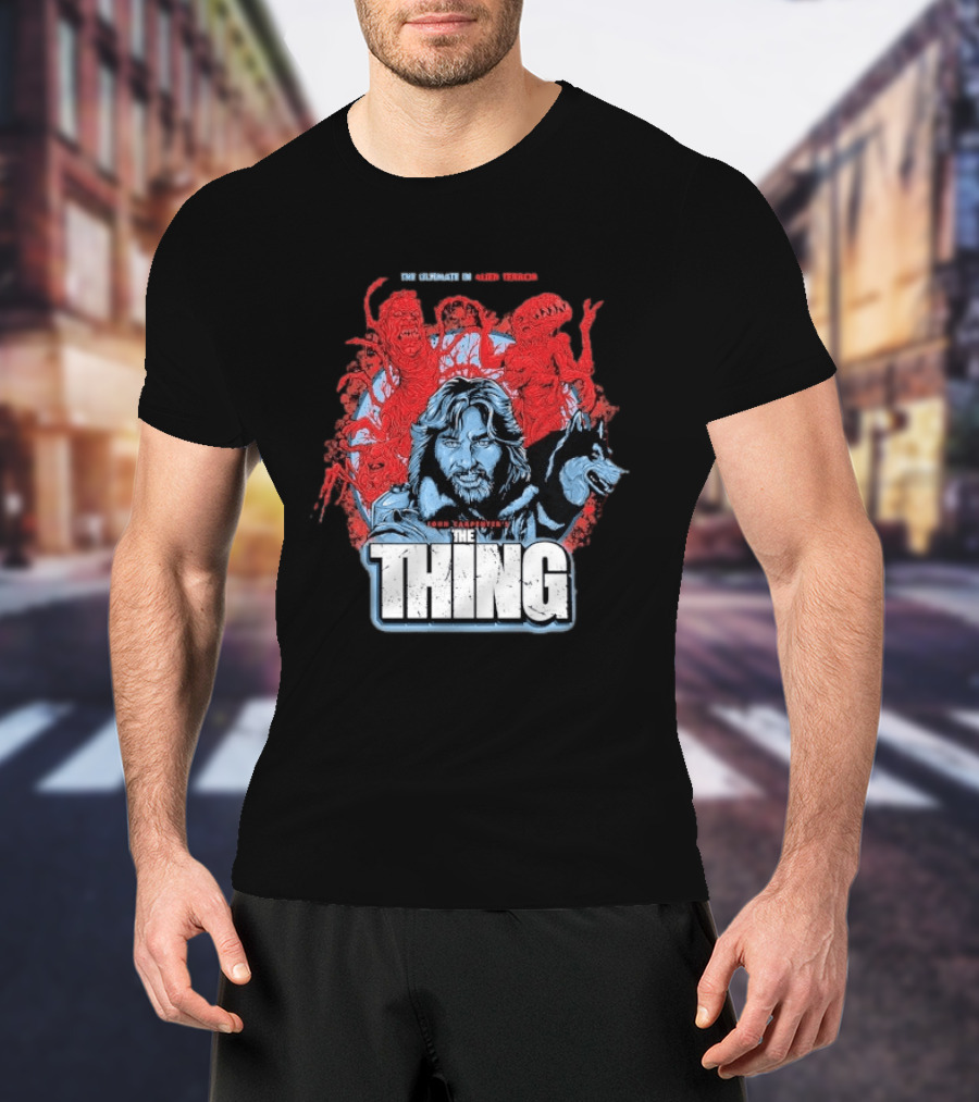 The Thing Ultimate Alien Terror John Carpenter's Classic 1982 Horror Movie T-Shirt