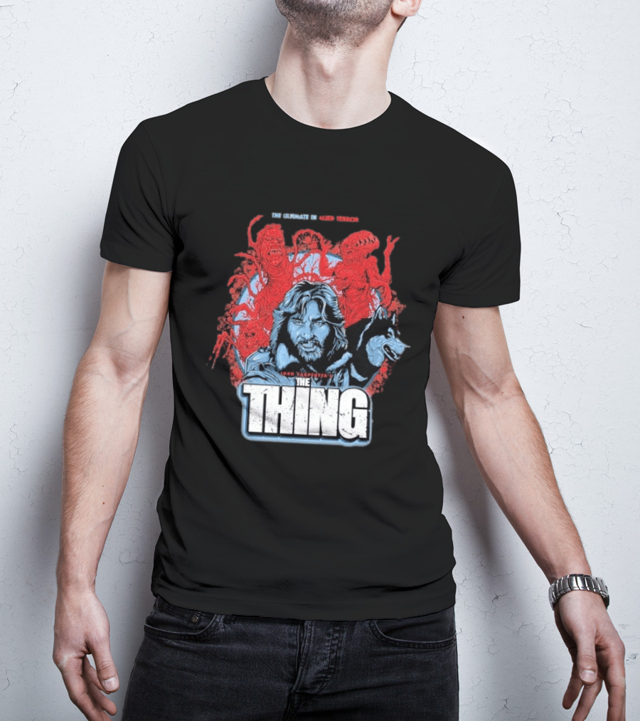 The Thing Ultimate Alien Terror John Carpenter's Classic 1982 Horror Movie T-Shirt