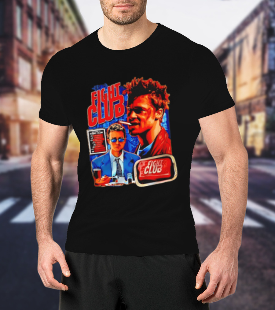 Tyler Durden The Narrator Fight Club Welcome To Fight Club Do Not Talk About T-Shirt