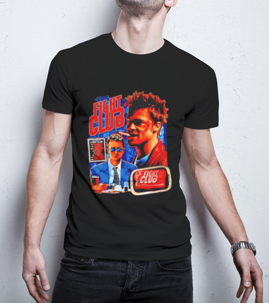 Tyler Durden The Narrator Fight Club Welcome To Fight Club Do Not Talk About T-Shirt