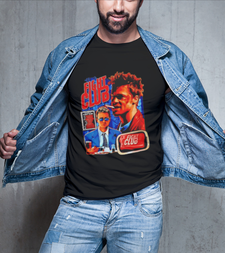 Tyler Durden The Narrator Fight Club Welcome To Fight Club Do Not Talk About T-Shirt
