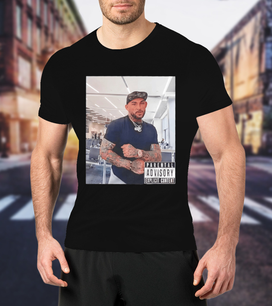 UFC Dustin Poirier Parental Advisory Explicit Content T-Shirt
