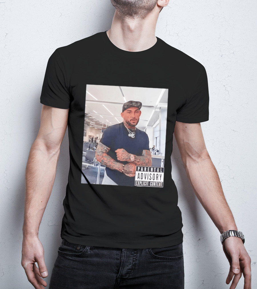 UFC Dustin Poirier Parental Advisory Explicit Content T-Shirt