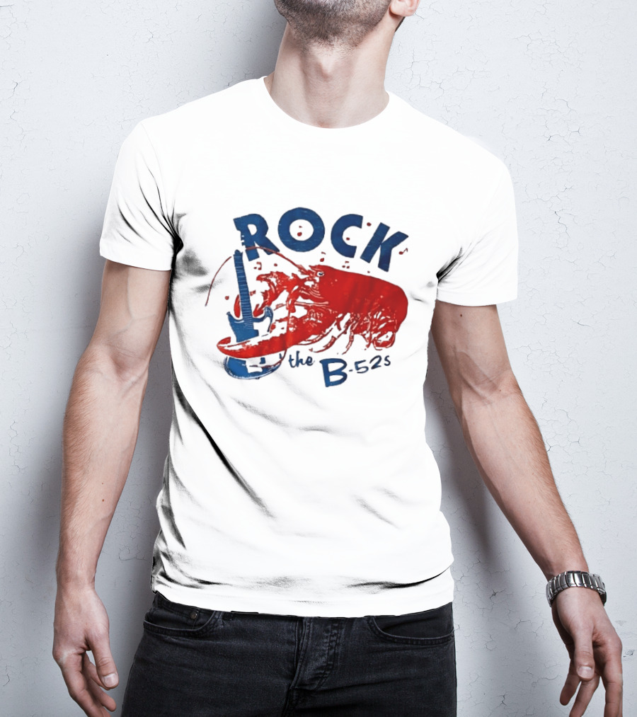 Rock The B 52s Lobster Guitar Music T-Shirt