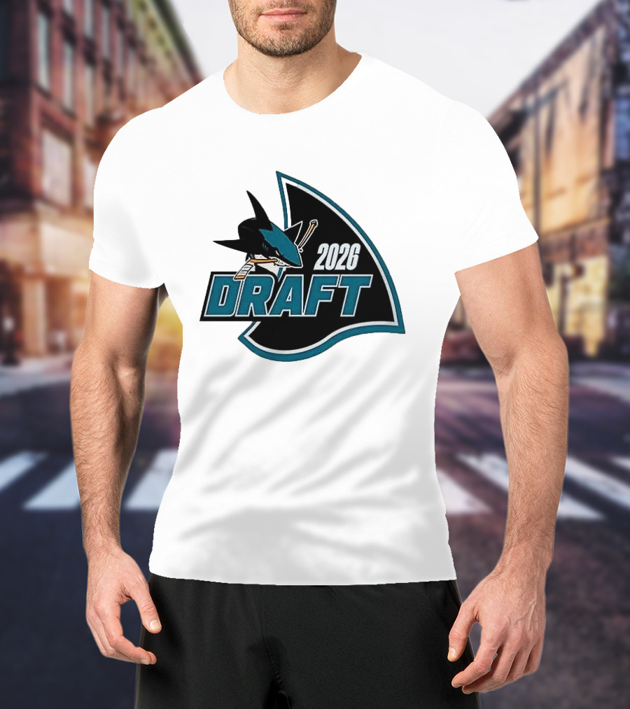 San Jose Sharks 2026 Draft Macklin Celebrini #71 T-Shirt
