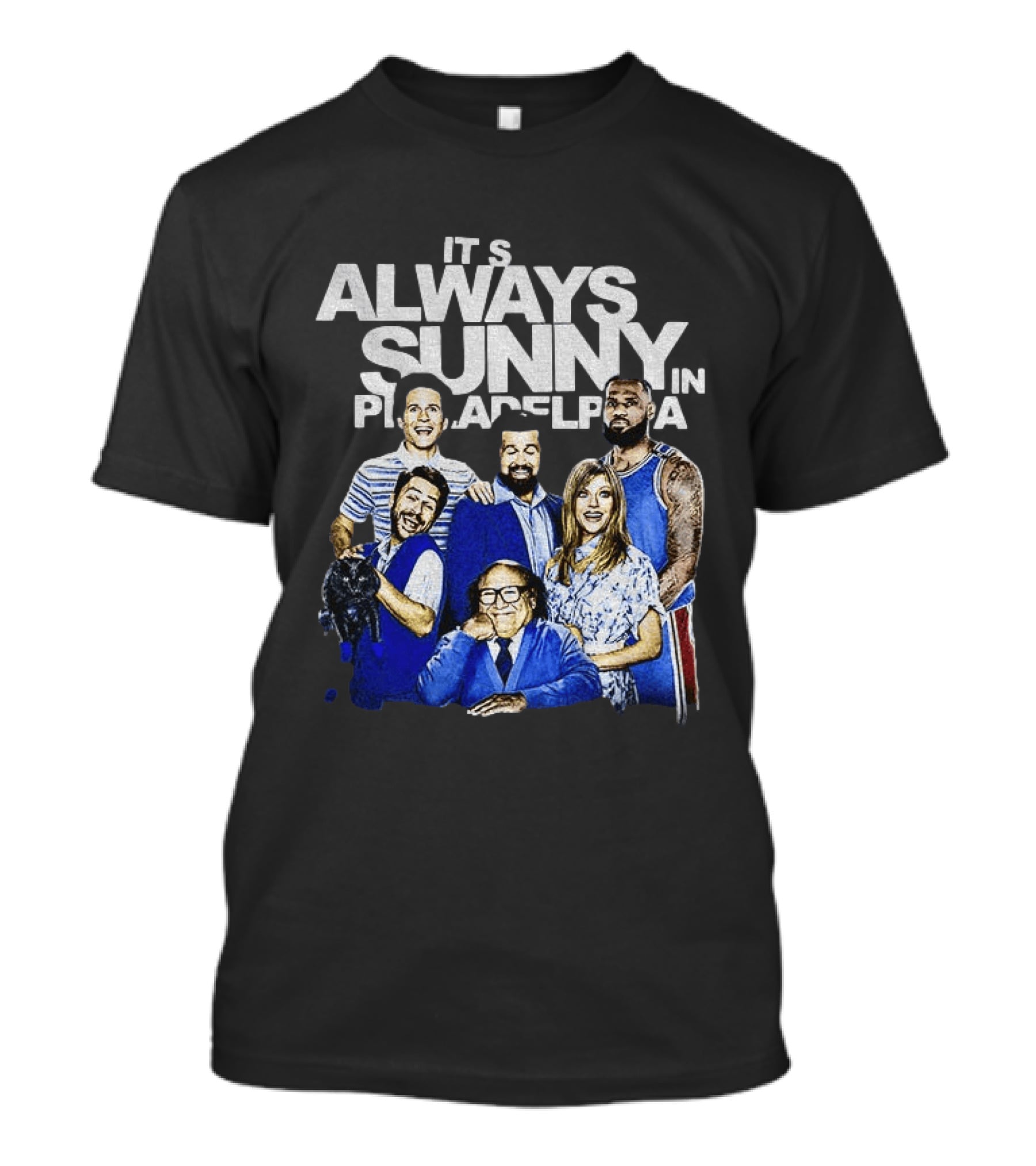It's Always Sunny In Philadelphia LeBron James Philadelphia 76ers NBA Basketball 2026 T-Shirt