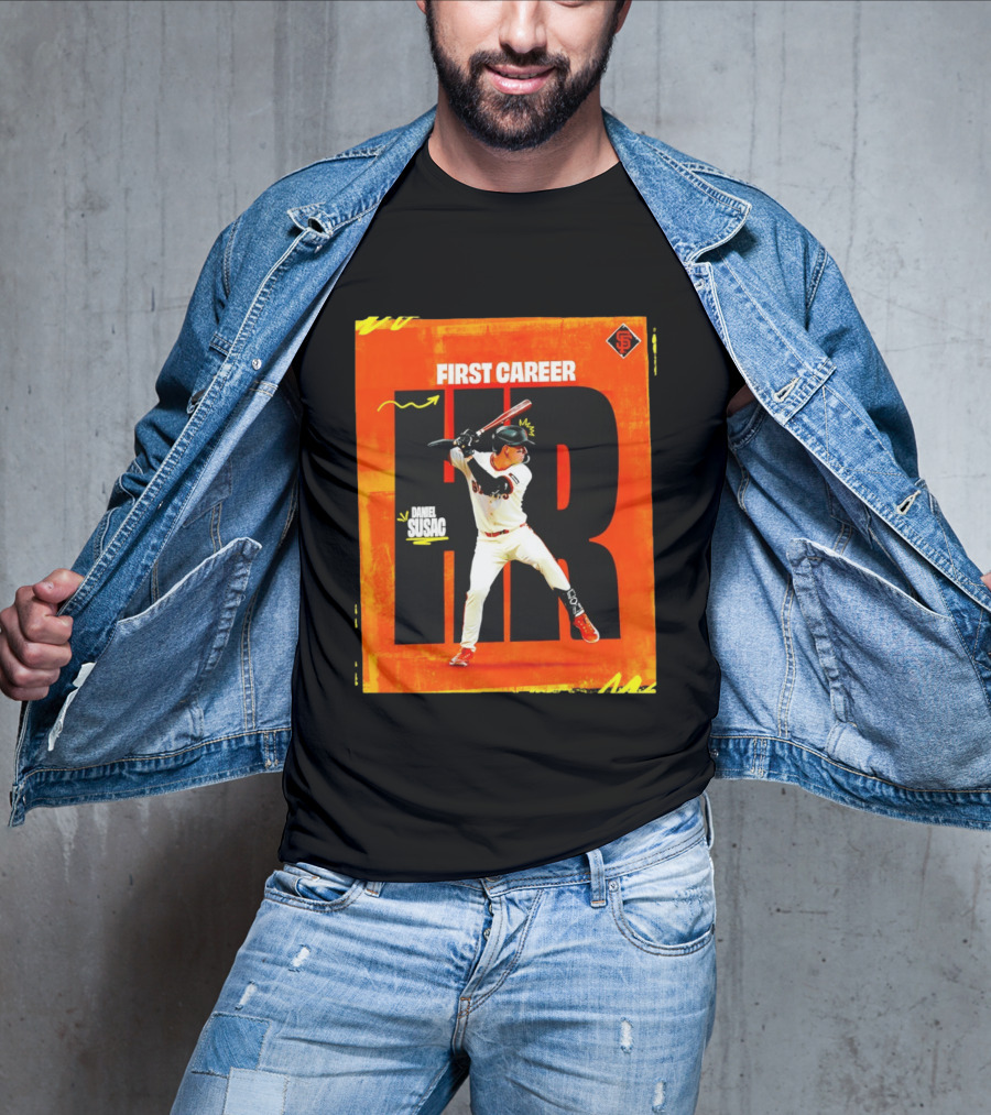 Daniel Susac First Career HR San Francisco Giants T-Shirt