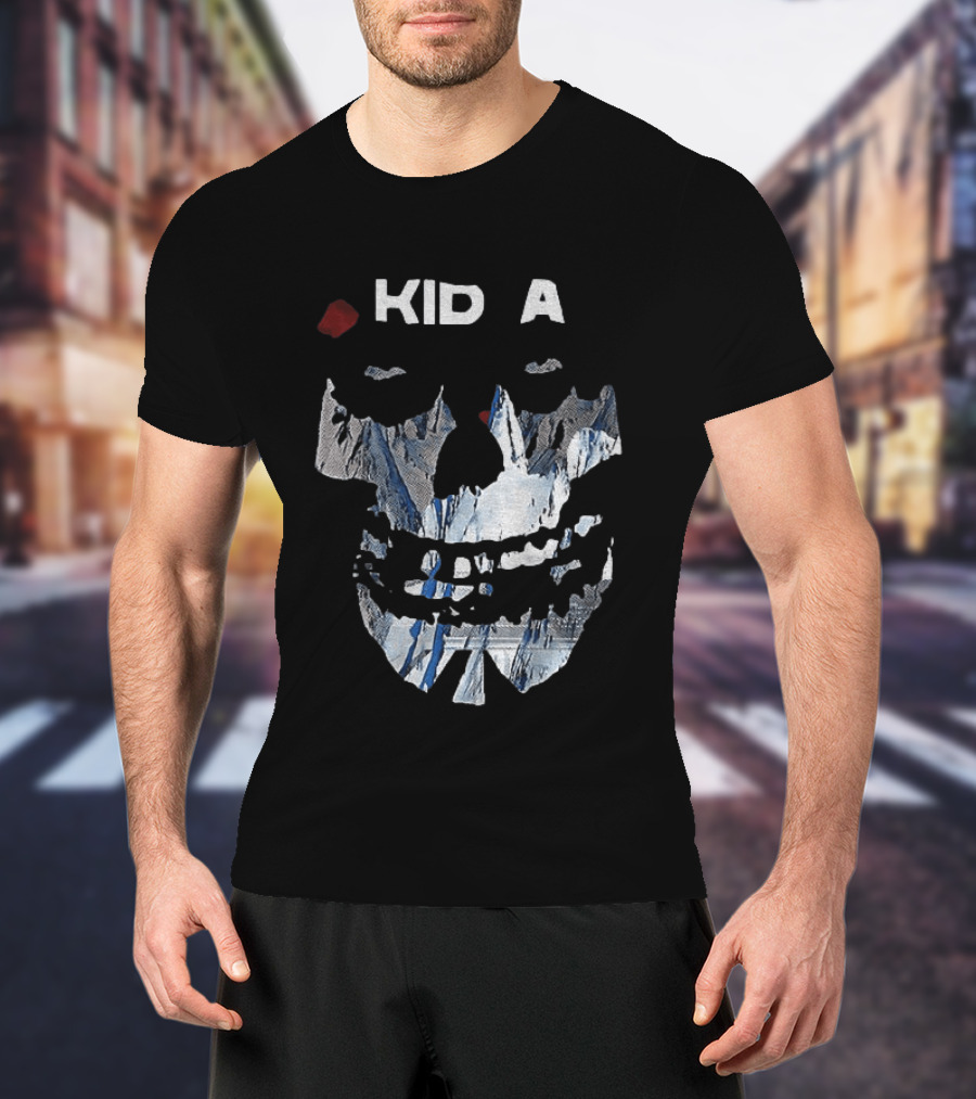 Kid A Fiend Skull Meme T-Shirt