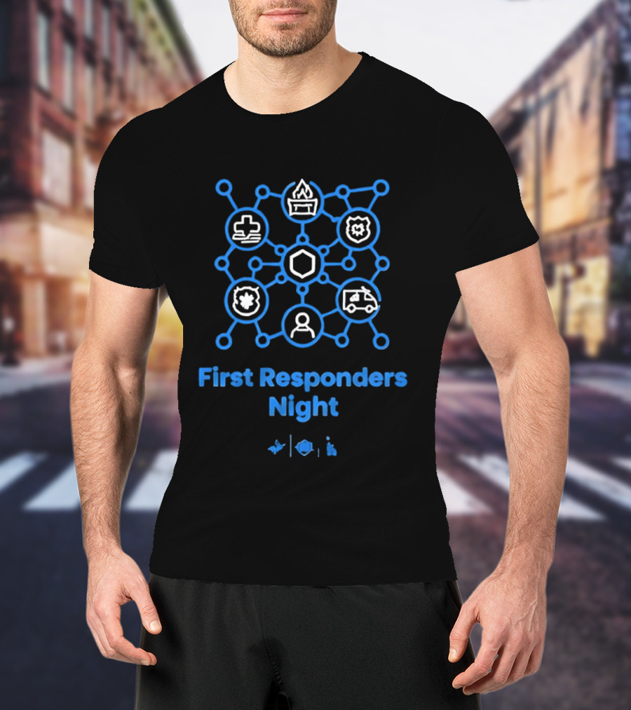 LA Dodgers First Responders Night Honoring Heroes T-Shirt