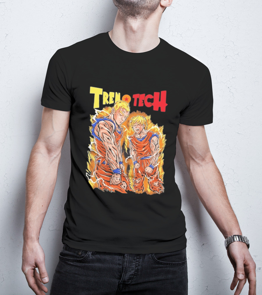 Ghost Racing Dragonball Trentech Fusion Goku Transformation T-Shirt