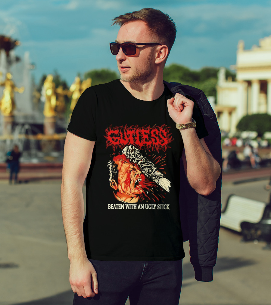 Gutless Beaten With An Ugly Stick Bloody T-Shirt