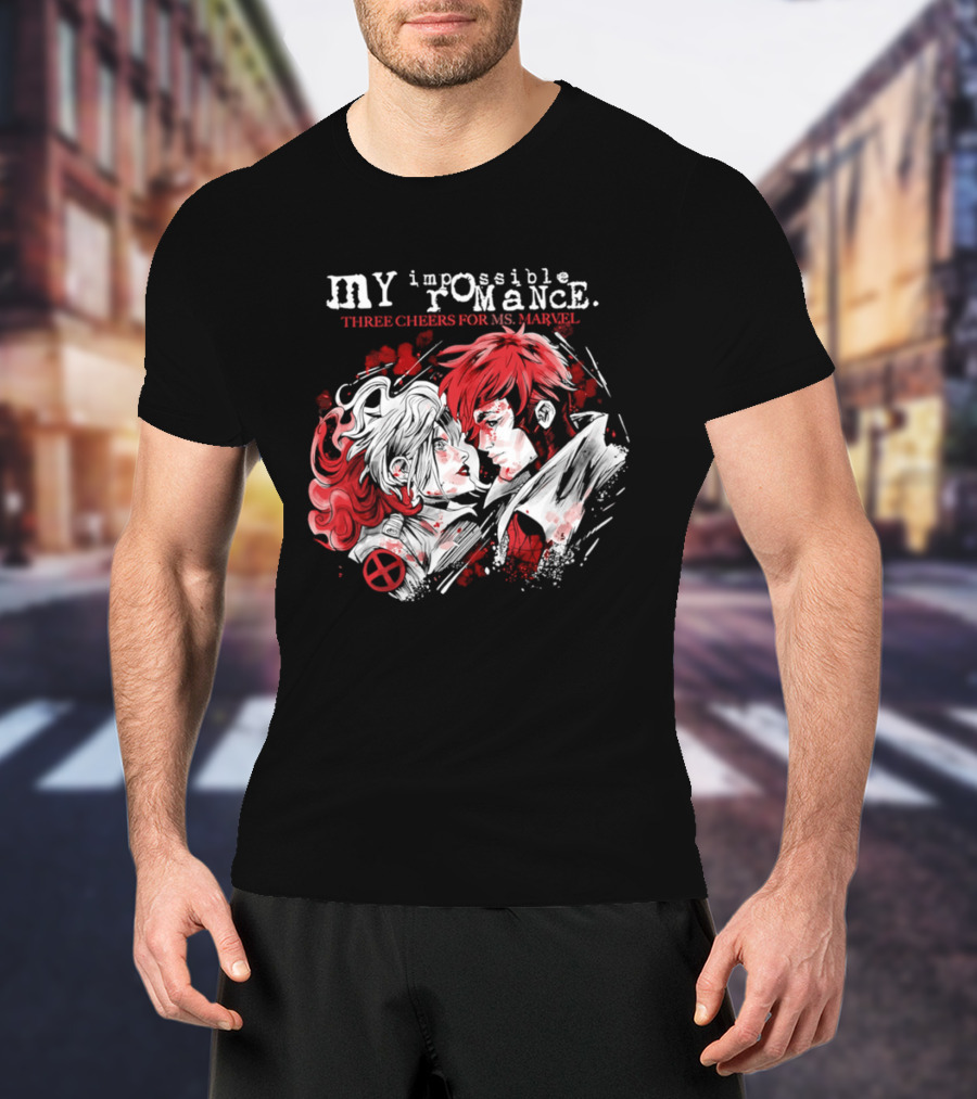 MY Impossible Romance Three Cheers For Ms Marvel X Men T-Shirt