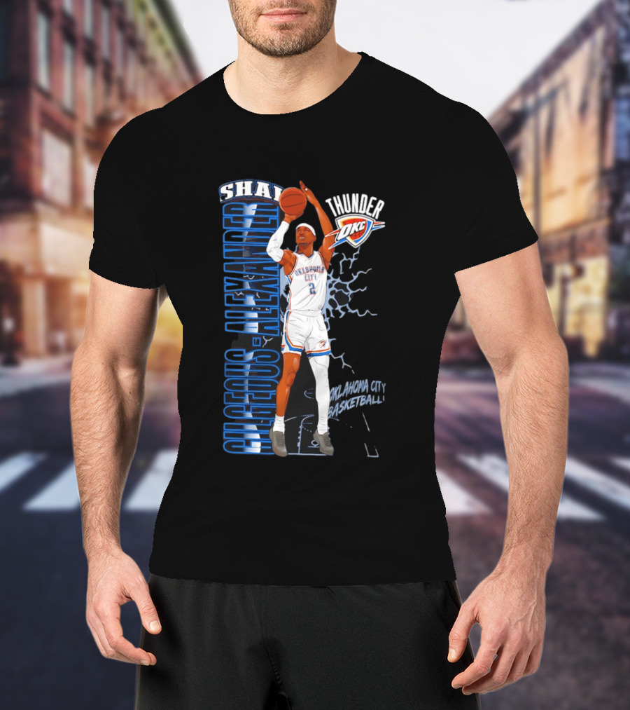 Shai Gilgeous Alexander Oklahoma City Thunder Basketball OKC T-Shirt