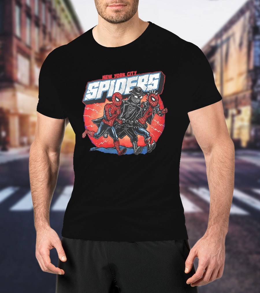 New York City Spiders Spider Man Noir Spider Punk T-Shirt