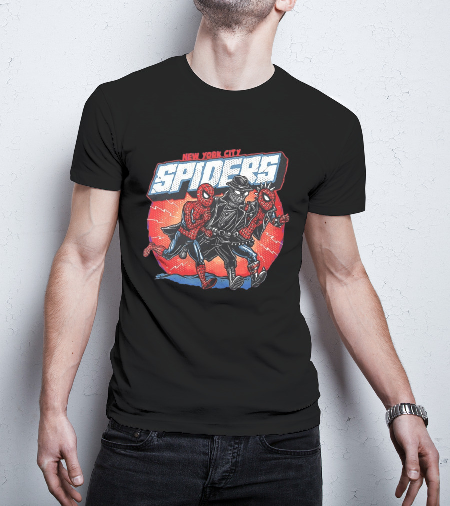 New York City Spiders Spider Man Noir Spider Punk T-Shirt