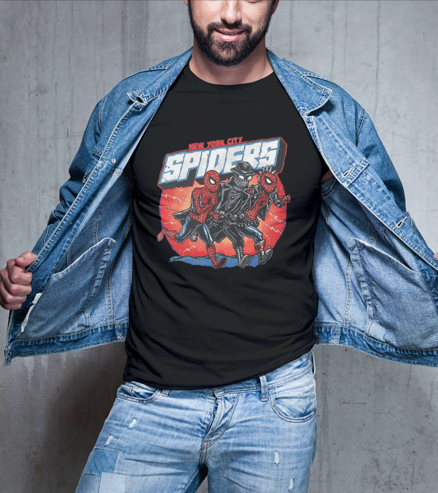 New York City Spiders Spider Man Noir Spider Punk T-Shirt