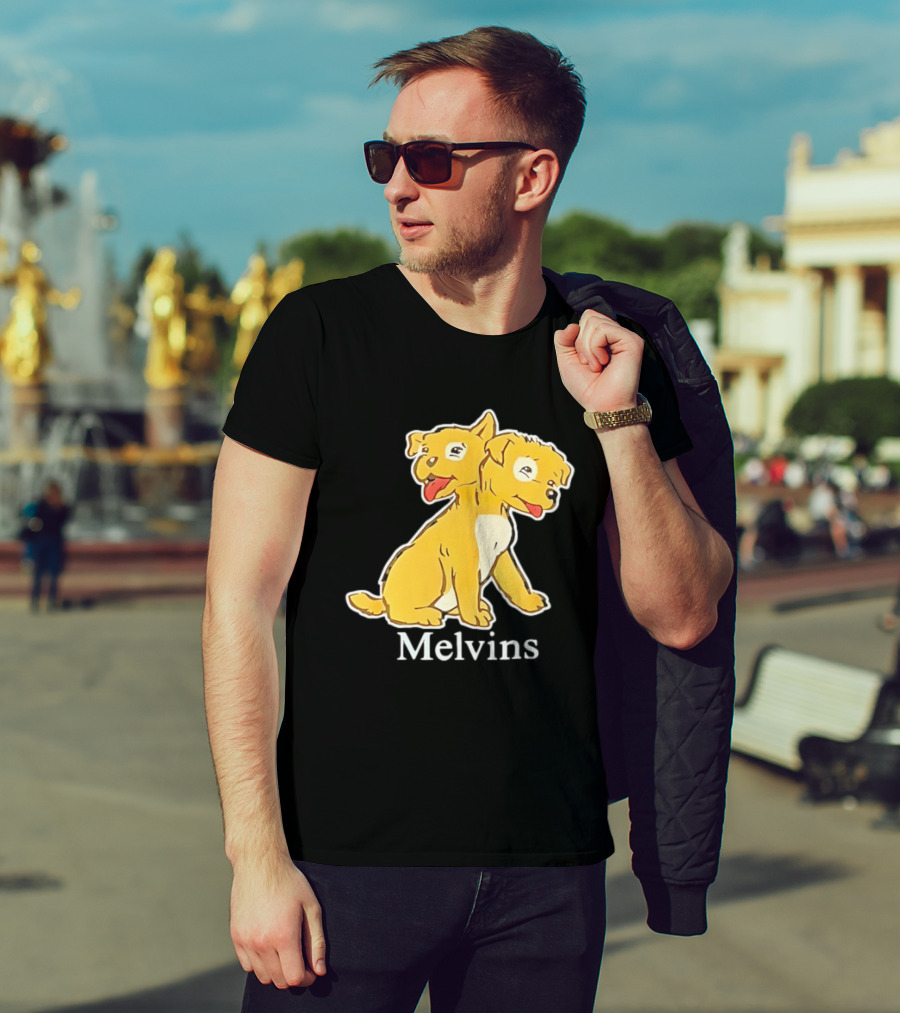 Melvins Two Headed Dog Cartoon T-Shirt