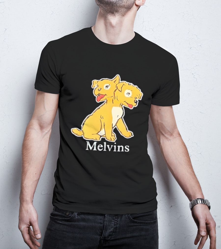 Melvins Two Headed Dog Cartoon T-Shirt