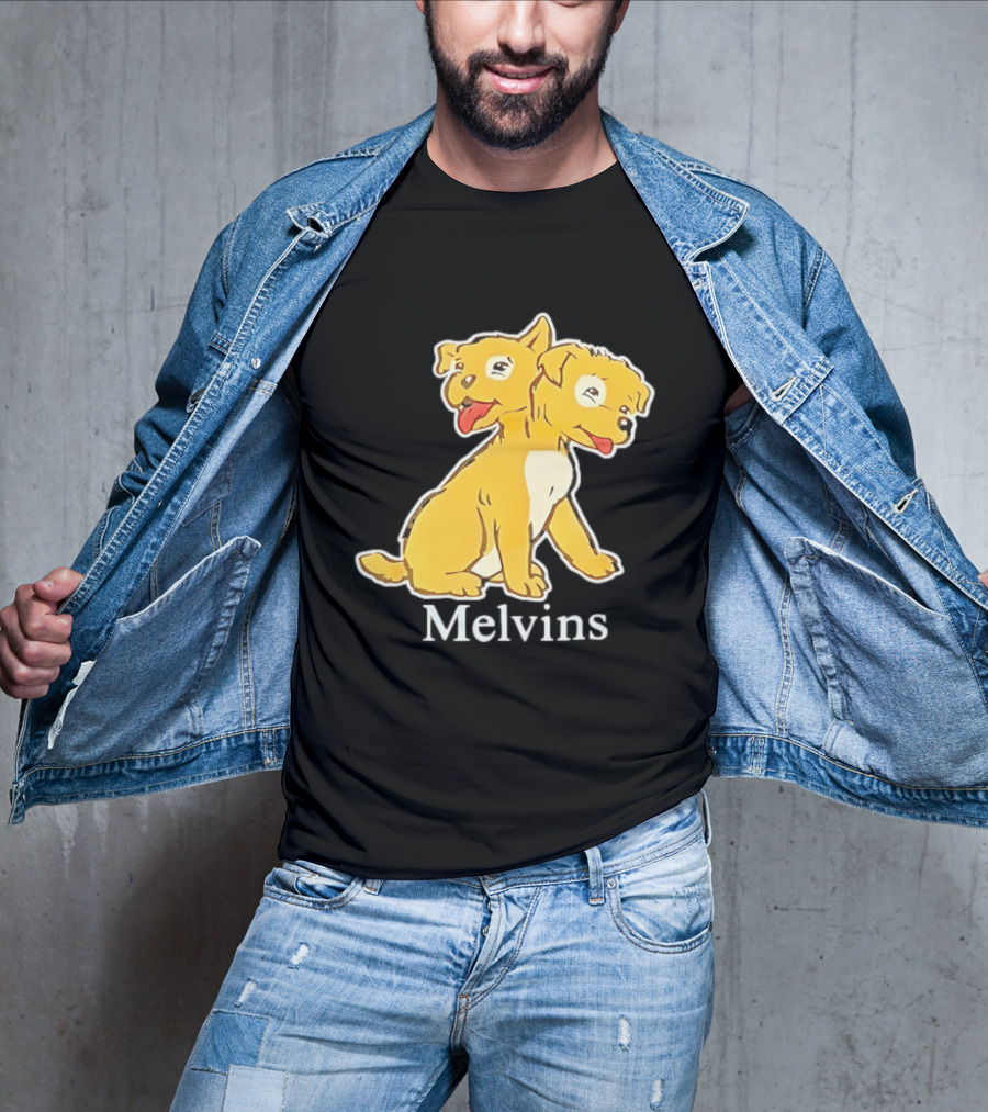Melvins Two Headed Dog Cartoon T-Shirt