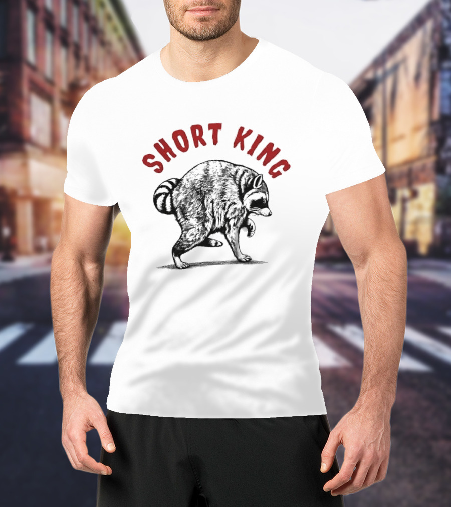 Short King Raccoon Strut T-Shirt