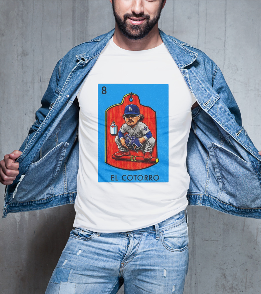 Joe Kelly Dodgers El Cotorro Loteria Card 8 T-Shirt