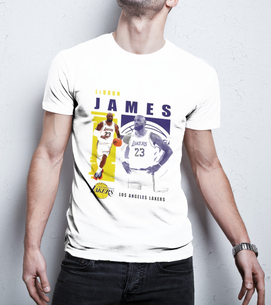 LeBron James Los Angeles Lakers Basketball Highlights 23 T-Shirt