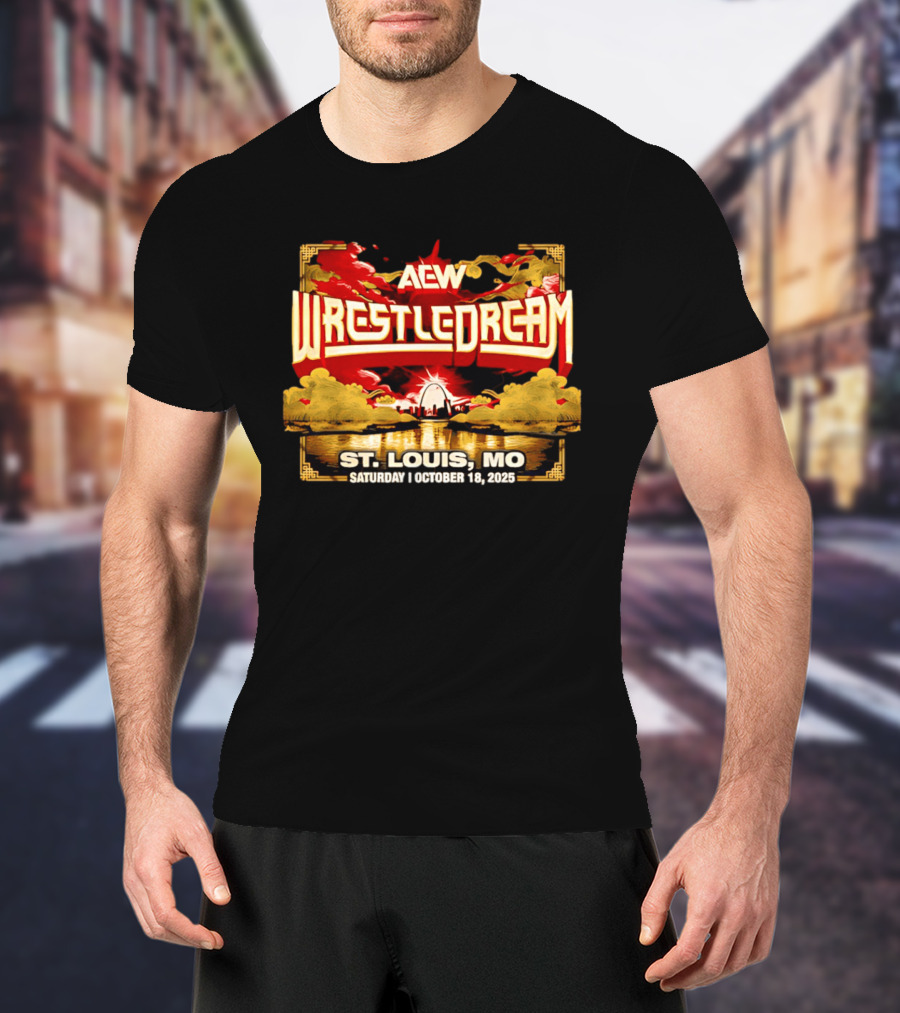 AEW WrestleDream October 18 2025 St Louis MO Event T-Shirt