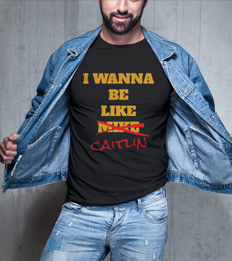 I Wanna Be Like Caitlin Clark Indiana Fever WNBA Basketball 2025 T-Shirt