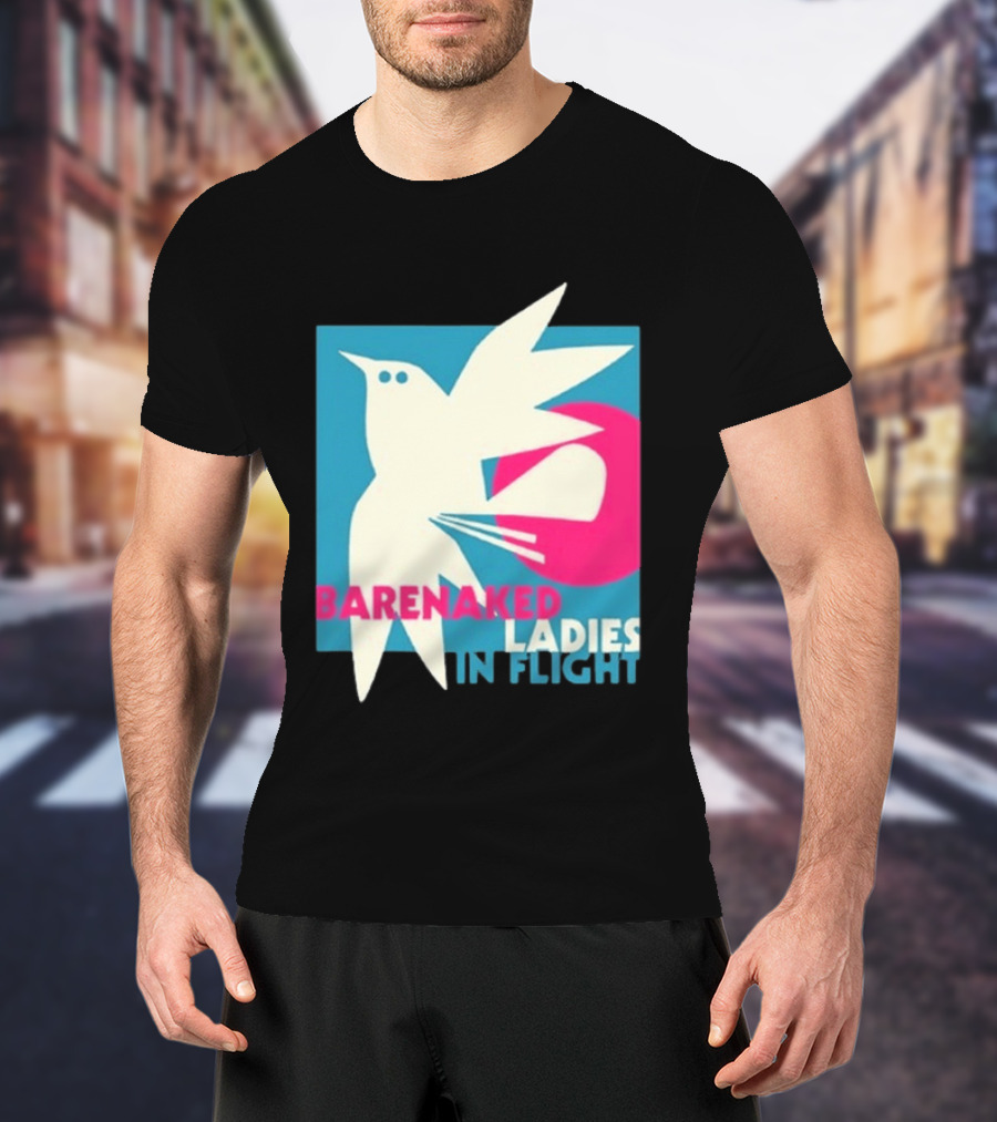 Barenaked Ladies In Flight Bird Tour 2024 Art Vintage Concert T-Shirt