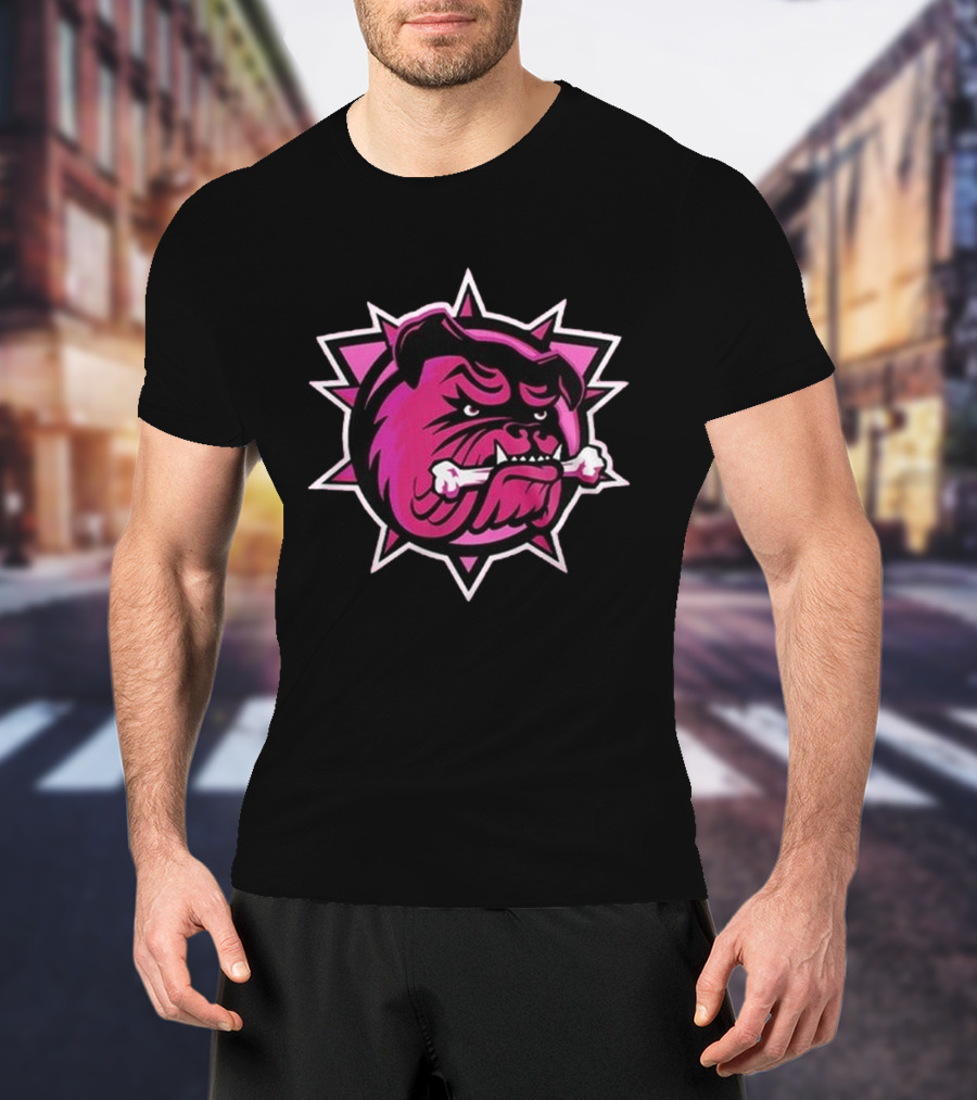 Brantford Bulldogs Pink In The Rink Night 2024 T-Shirt