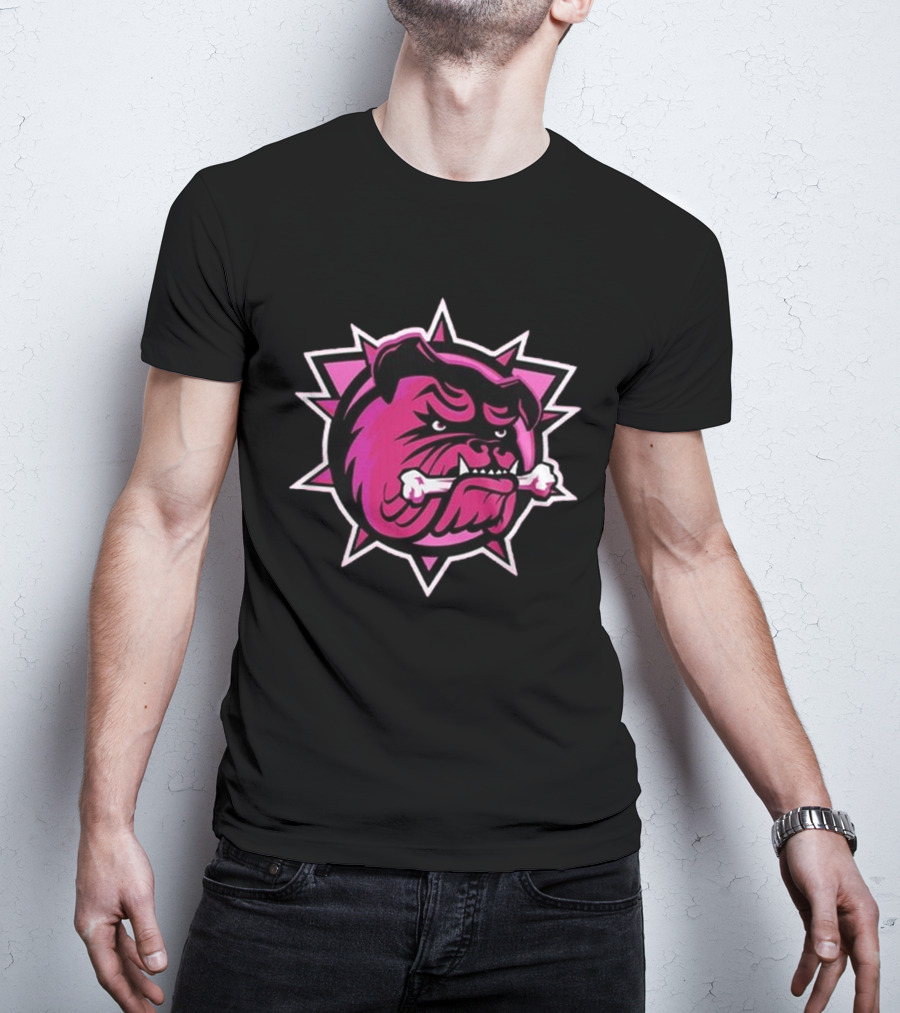 Brantford Bulldogs Pink In The Rink Night 2024 T-Shirt