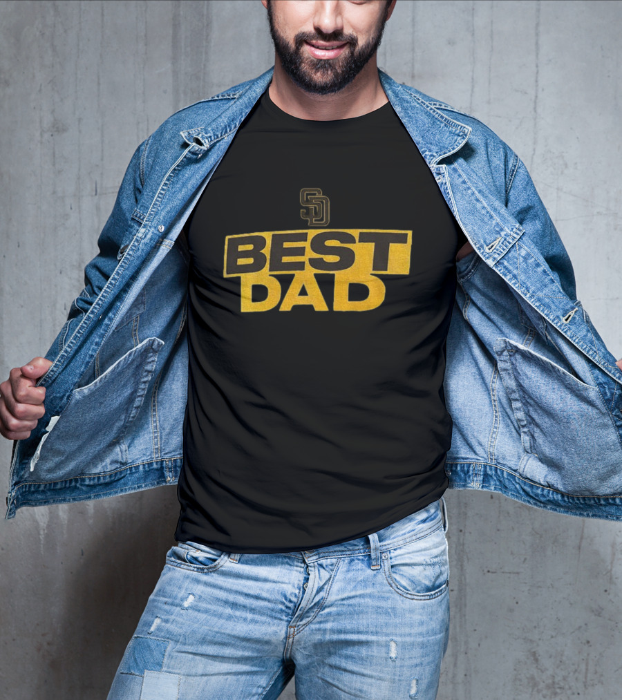 San Diego Padres Best Dad Father's Day MLB SD T-Shirt