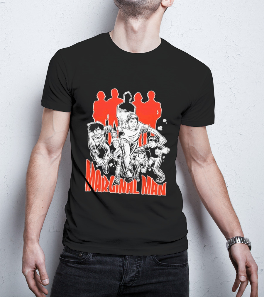 Marginal Man Identity Comic Style Group Of Characters T-Shirt