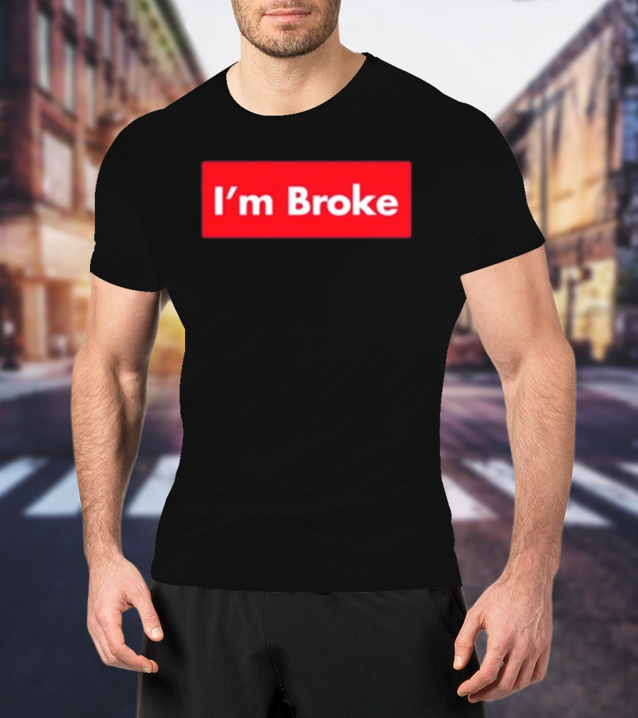 Terroriser I'm Broke Red Box T-Shirt