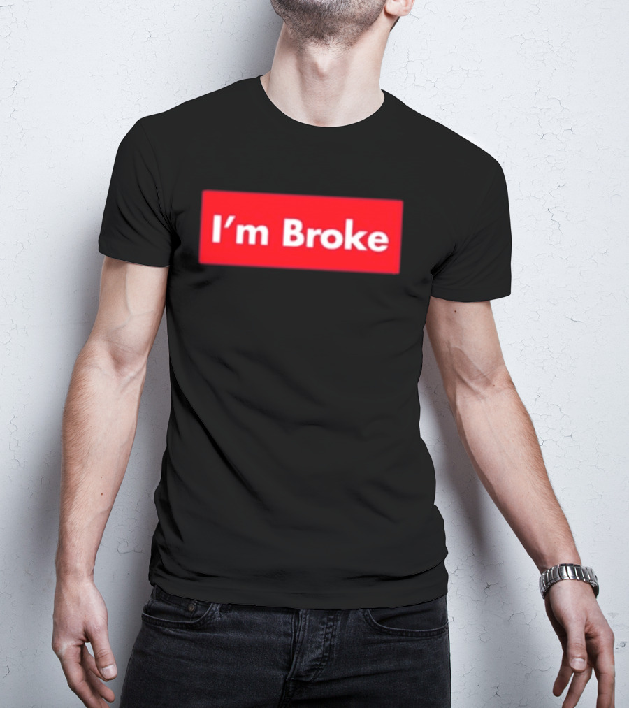 Terroriser I'm Broke Red Box T-Shirt