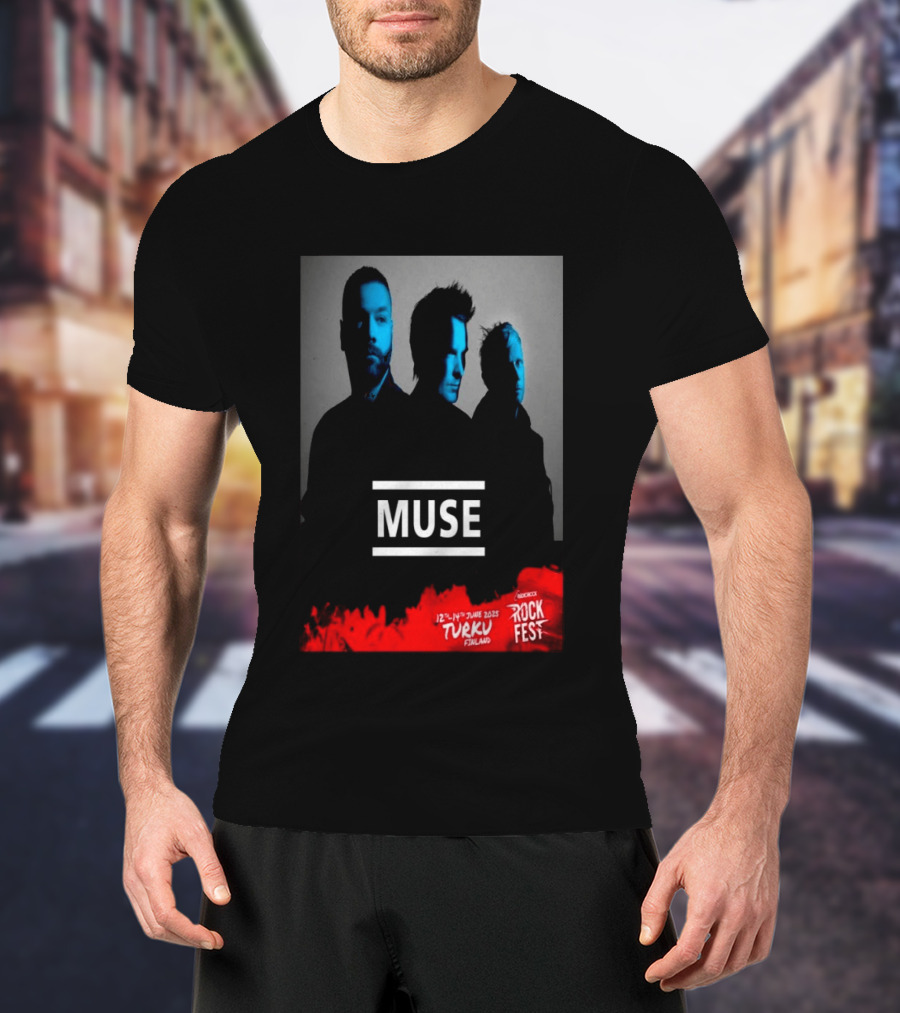 Muse Rockfest Turku 12th 14th June 2025 Finland T-Shirt