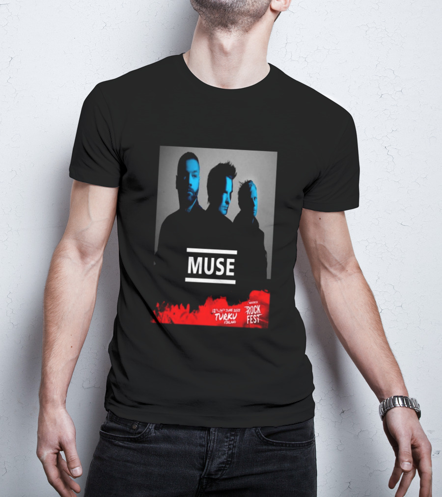 Muse Rockfest Turku 12th 14th June 2025 Finland T-Shirt