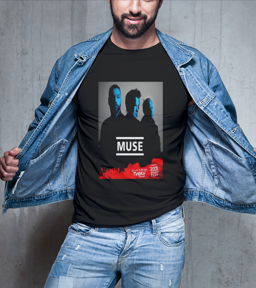 Muse Rockfest Turku 12th 14th June 2025 Finland T-Shirt