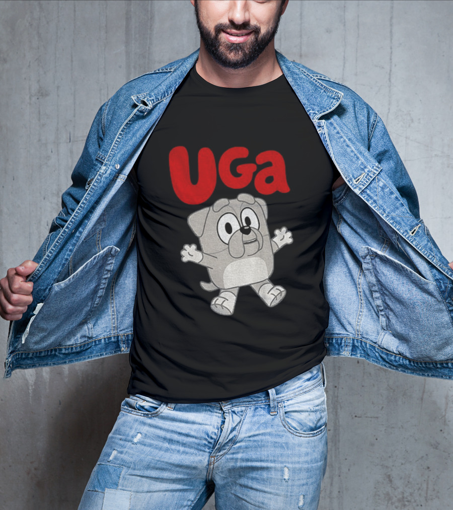 UGA Bulldogs Mascot Cartoon Graphic Game Day T-Shirt