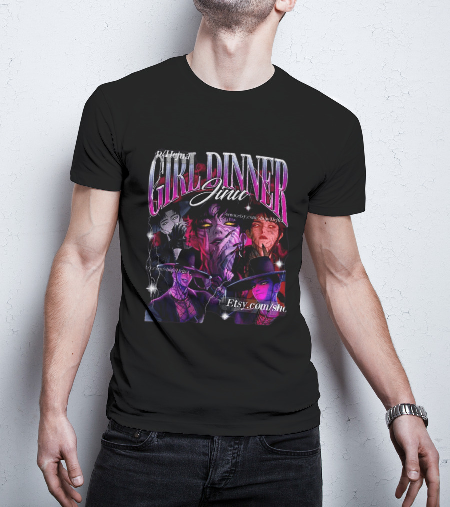 Girl Dinner Jinx Etsy Villain Crush Aesthetic T-Shirt